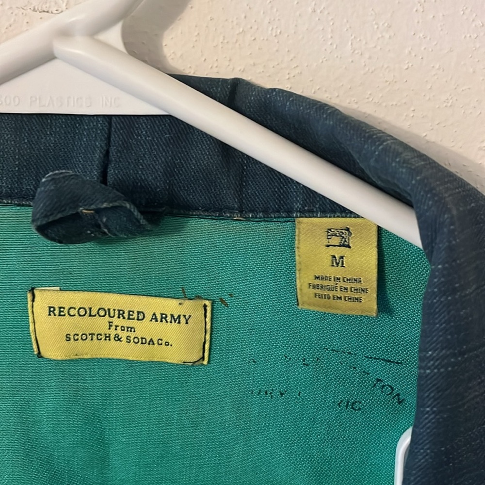 Scotch & Soda Recoloured Army Jean Shirt/Jacket - Picture 3 of 6